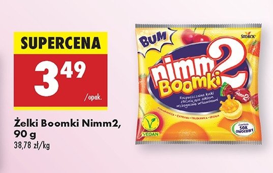 Cukierki owocowe Nimm2 boomki promocja