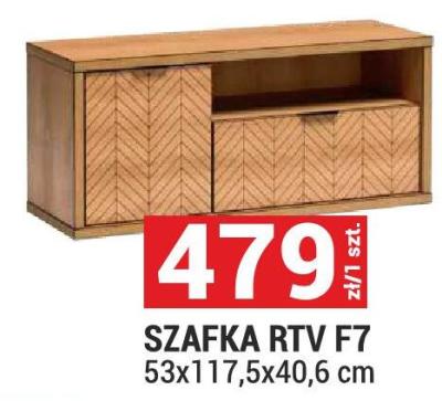 Szafka RTV F7 53x117,5x40,6 cm promocja w Merkury Market