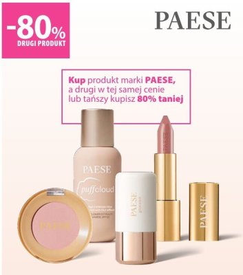 Wszystkie produkty drugi tańszy -80% promocja w Hebe