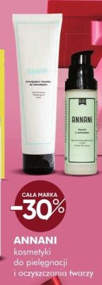 Kosmetyki ANNANI do pielęgnacji i oczyszczania twarzy promocja w Super-Pharm