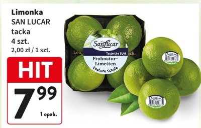 Limonka tacka SAN LUCAR promocja w Intermarche