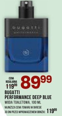 Perfumy Bugatti Performance Deep Blue promocja w Drogerie Natura