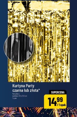 Kurtyna Party czarna lub złota promocja w POLOmarket
