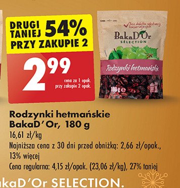 Rodzynki hetmańskie Bakad'or promocja