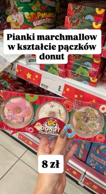 Pianki marshmallow w kształcie donutów promocja w Dealz
