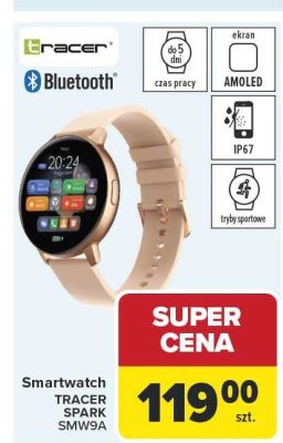 Smartwatch TRACER SPARK SMW9A promocja w Carrefour