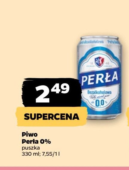 Piwo Perła bezalkoholowa promocja w Netto