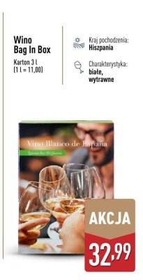 Wino Bag In Box  promocja w Aldi
