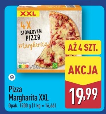 Pizza Margherita XXL STONEOVEN promocja w Aldi