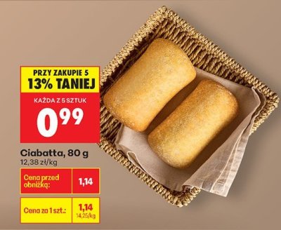 Ciabatta promocja w Biedronka