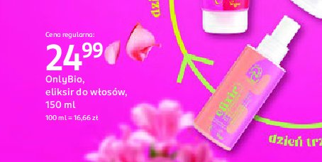 Eliksir do włosów Only bio Onlybio promocja