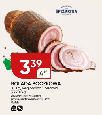 Rolada boczkowa po staropolsku Skiba promocja w Chata Polska