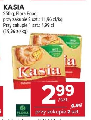 Kasia 250g Flora Food 11,96 zł/kg promocja w Stokrotka