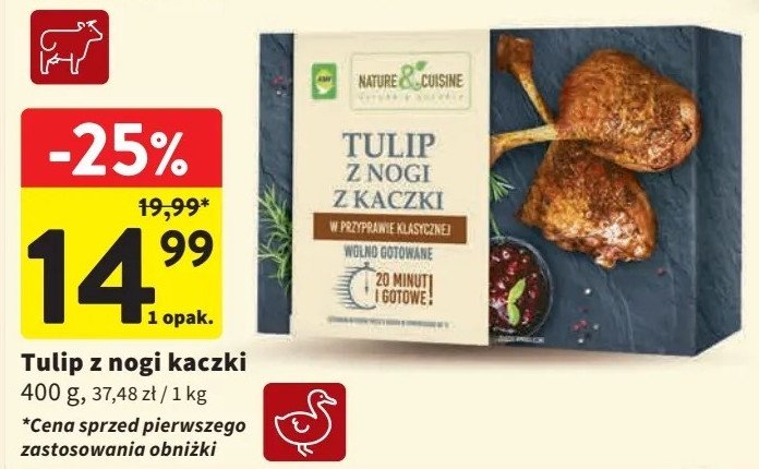 Tulip z kaczki wolno gotowany w przyprawach Ami promocja