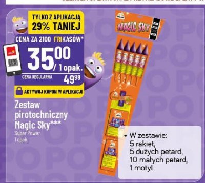 Zestaw pirotechniczny Magic Sky Super Power promocja w POLOmarket