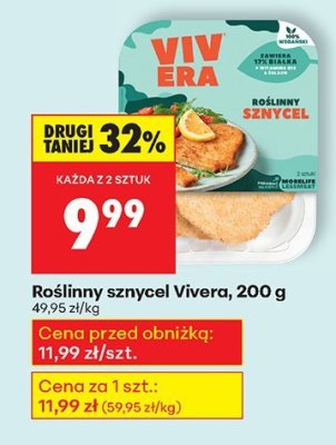 Roślinny sznycel Vivera promocja w Biedronka