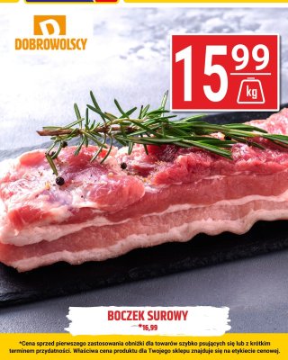 Boczek surowy Dobrowolscy promocja w Hitpol