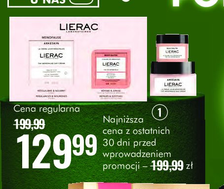 Zestaw w pudełku arkeskin: krem do twarzy na dzień 50ml + balsam sos 30ml Lierac zestaw promocja w Super-Pharm