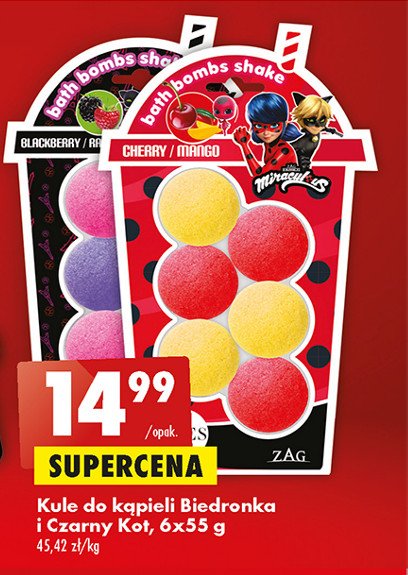 Kule do k膮pieli blackberry/raspberry Bi-es promocja