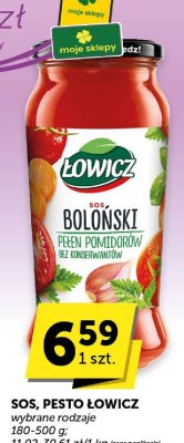 Sos Boloński pełen pomidorów bez konserwantów Łowicz promocja w ABC
