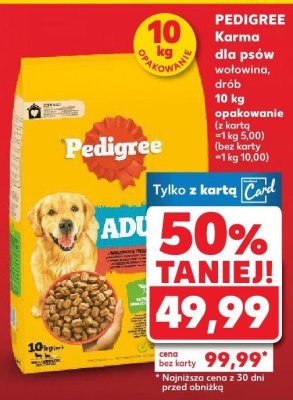 Karma dla psów wołowina 10 kg promocja w Kaufland