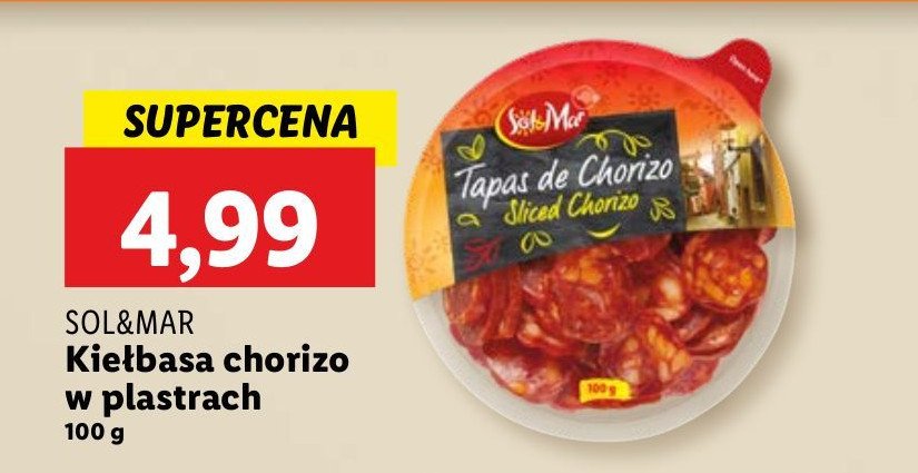 Chorizo Sol&mar promocja