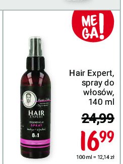Spray do włosów regeneracja keratyna d-pantenol 8w1 Hair expert promocja