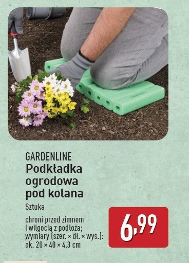 Poduszka ogrodowa pod kolana 20 x 40 x 4.3 cm GARDEN LINE promocja w Aldi