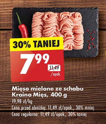 Mięso mielone ze schabu Kraina mięs promocja