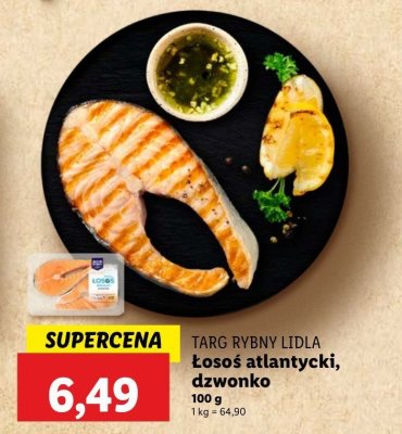 艁oso艣 atlantycki dzwonko Rybny targ lidla promocja