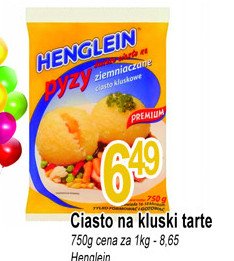 Ciasto kluskowe pyzy ziemniaczane Henglein promocja