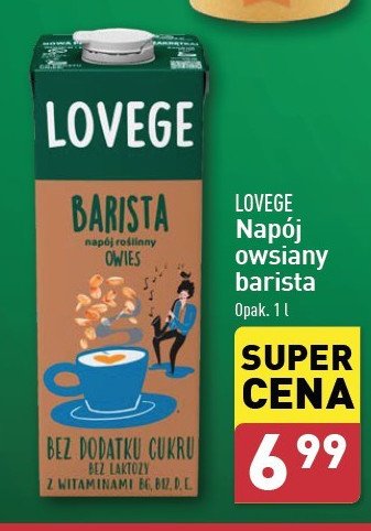 Napój owsiany Lovege promocja