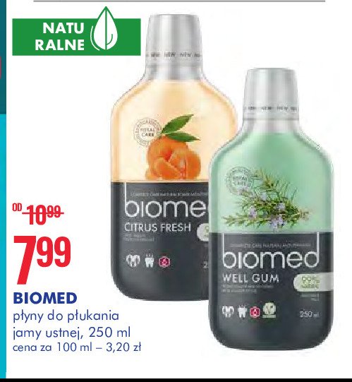P艂yn do p艂ukania jamy ustnej citrus fresh Biomed promocja
