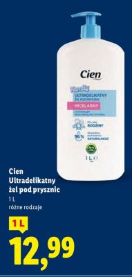 Żel pod prysznic Cien Ultradelikatny żel pod prysznic promocja w Lidl