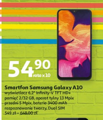 Smartfon a10 czarny Samsung galaxy promocja