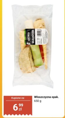 Włoszczyzna opak. promocja w Biedronka