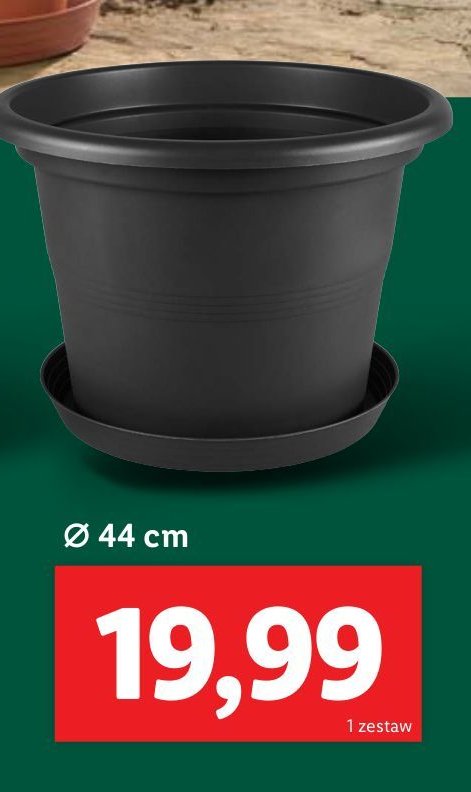 Doniczka 44 cm Parkside promocja w Lidl