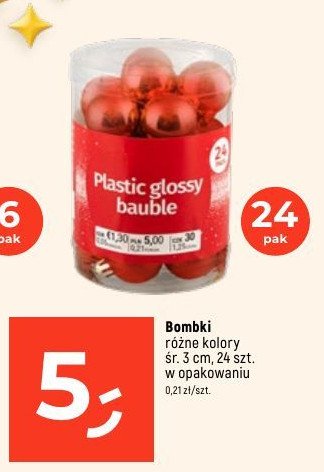 Bombki 3 cm promocja