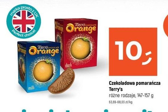 Pomarańcza czekoladowa gorzka Terry's promocja