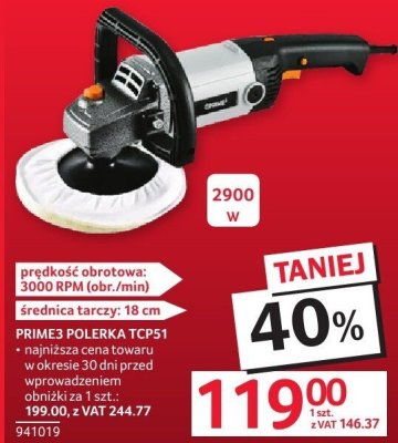 Polerka PRIME3 POLERKA TCP51 promocja w Selgros