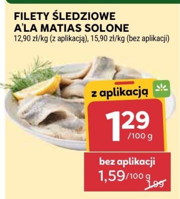 Filety śledziowe a'la matjesy solone promocja w Stokrotka