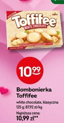 Bombonierka Toffifee white chocolate, klasyczna promocja w Żabka
