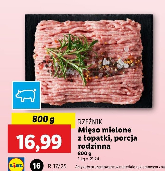 Mięso mielone z łopatki wieprzowej Rzeźnik codzienna dostawa promocja