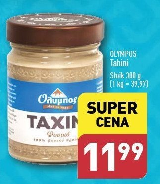 Pasta taxini z miodem Olympos promocja