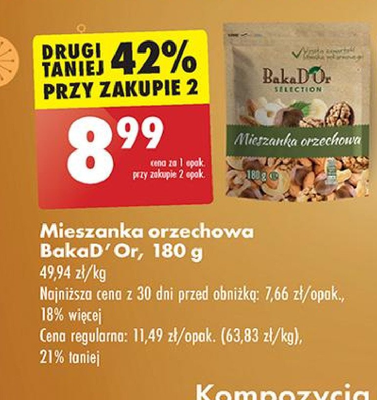 Mieszanka orzechowa Bakad'or promocja