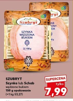 Schab wędzony bukiem Szubryt promocja w Kaufland