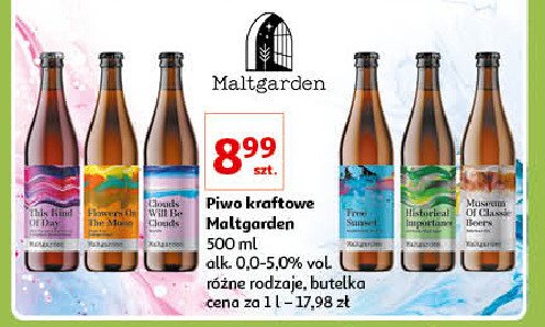 Piwo Maltgarden museum of classic beers promocja