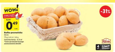Bułka poznańska REVA promocja w Intermarche