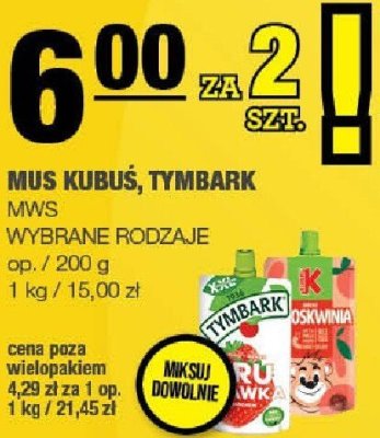 Mus Kubuś, Tymbark MWS promocja w SPAR