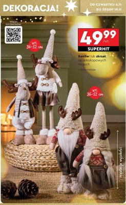 Renifer na teleskopowych nogach promocja w Biedronka